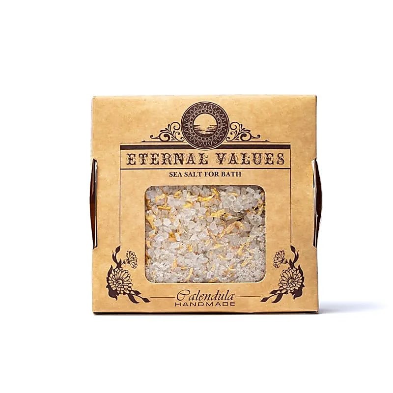 Sea salt for bath Calendula, External Values, 450g Sea salt for bath Calendula, External Values, 450g