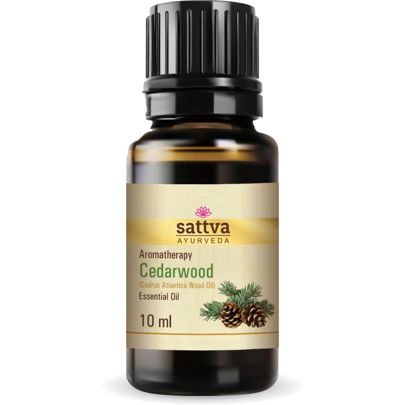 Эфирное масло кедра Cedarwood, Sattva Ayurveda, 10мл