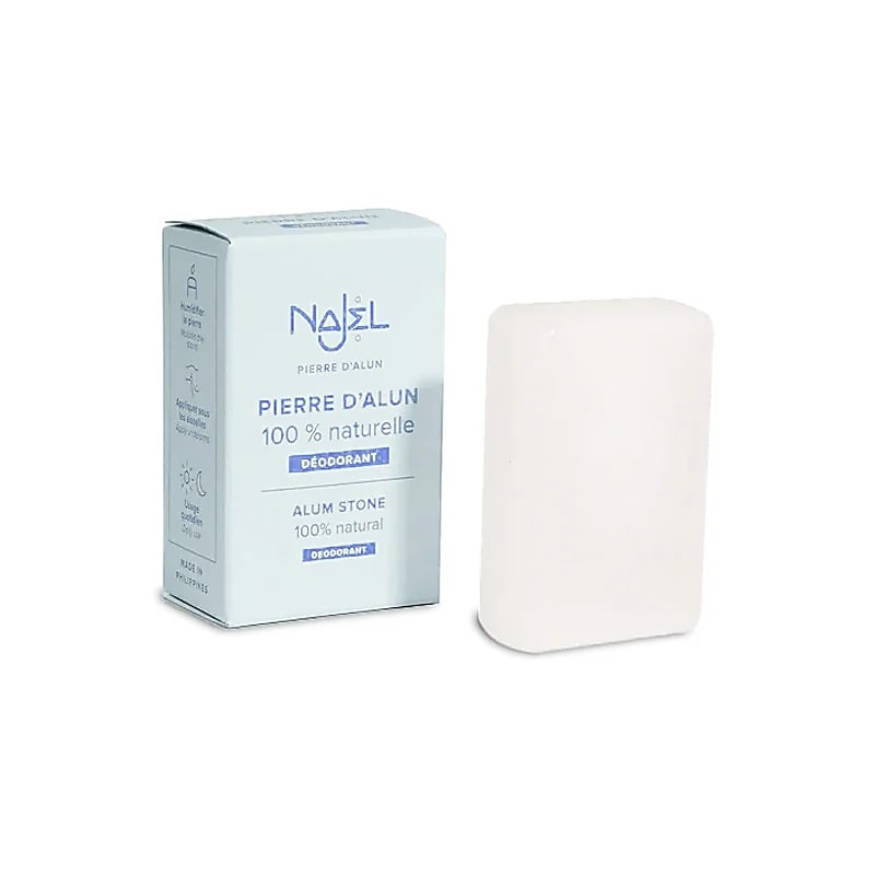Natural deodorant potassium alum stone, Najel, 90g Natural deodorant potassium alum stone, Najel, 90g