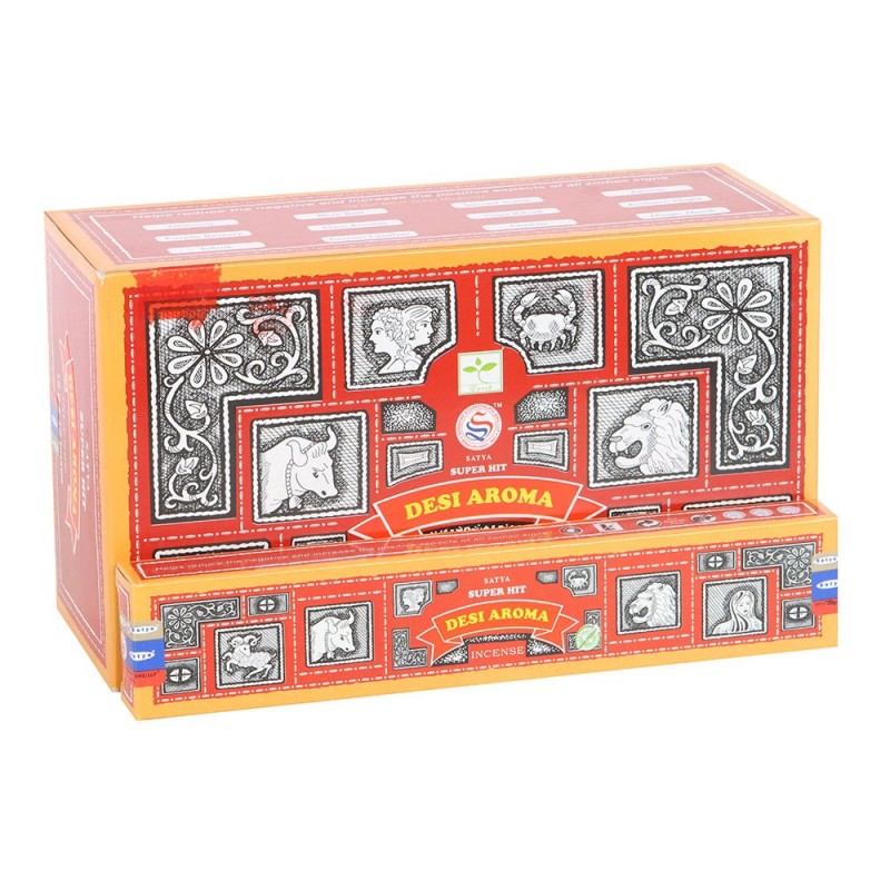 Desi Aroma Super Hit suitsupulgad, Satya, 15g Desi Aroma Super Hit suitsupulgad, Satya, 15g