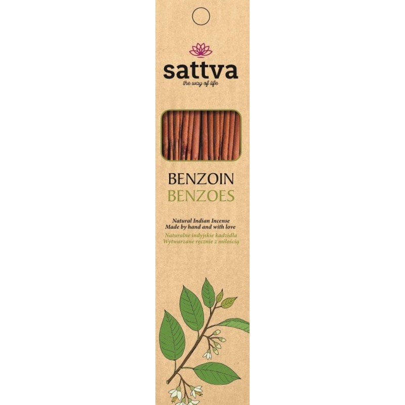 Bensoiinist suitsupulgad, Sattva Ayurveda, 15 tk. Bensoiinist suitsupulgad, Sattva Ayurveda, 15 tk.