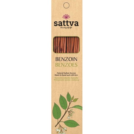 Bensoiinist suitsupulgad, Sattva Ayurveda, 15 tk.