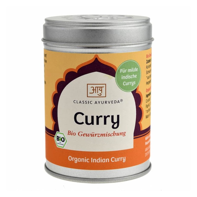 Смесь карри Curry, молотый, органический, Classic Ayurveda, 80 г Смесь карри Curry, молотый, органический, Classic Ayurveda, 80 г