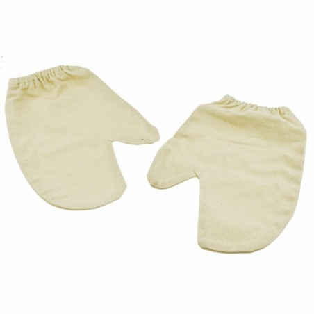 Garshan Massage Gloves in Raw Silk, Maharishi Ayurveda, 1 pair
