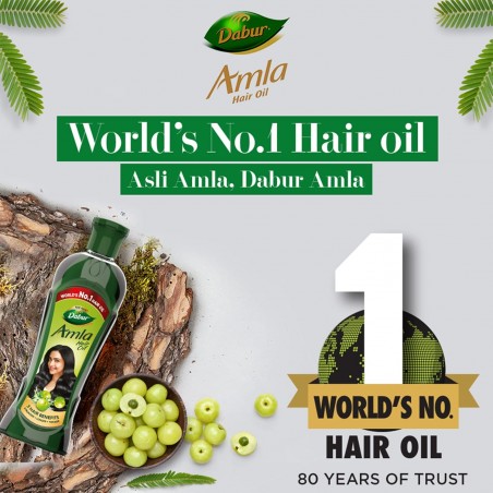 Tugevdav juukseõli Amla, Dabur, 180 ml