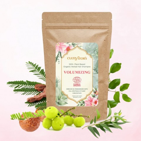 Taimne juuste šampoon pulber volüümi suurendamiseks, Cultivator's, 250g
