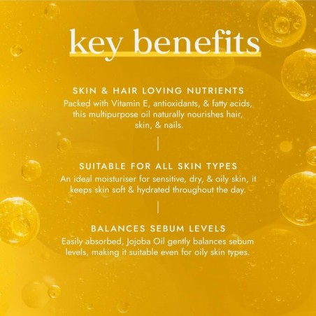 Jojobaõli Golden, külmpressitud, orgaaniline, Fushi, 30ml