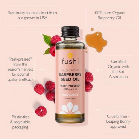 Vaarika seemneõli, orgaaniline, Fushi, 50ml