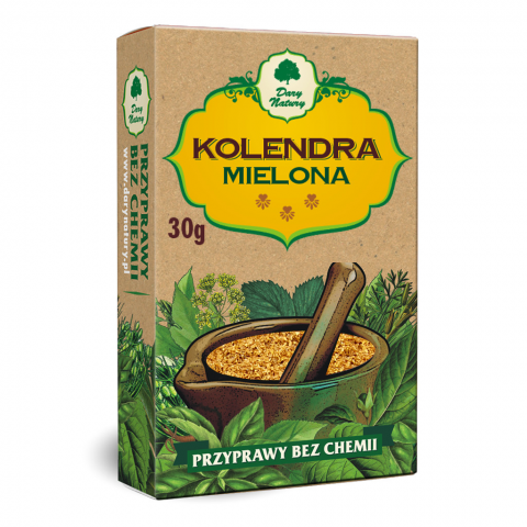 Jahvatatud koriandri seemned, Dary Natury, 30g