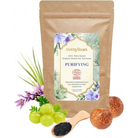 Puhastav taimne juukseshampoon puhastav, Cultivator's, 250g