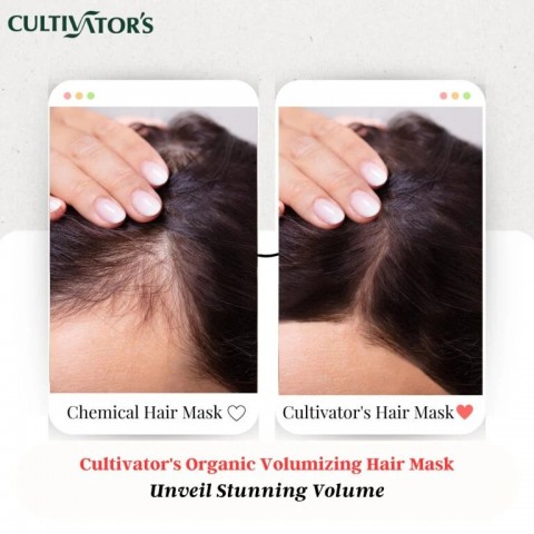 Taimne juuksemask pulber volüümi suurendamiseks, Cultivator's, 100g