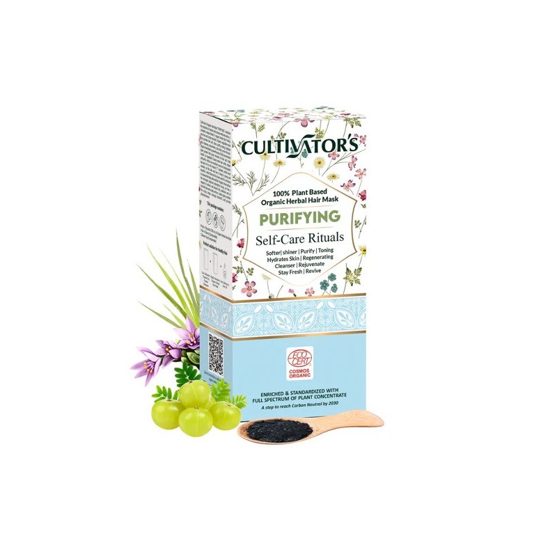 Herbal hair mask powder Purifying, Cultivator's, 100g Herbal hair mask powder Purifying, Cultivator's, 100g