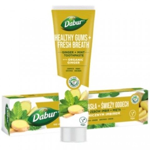 Taimne hambapasta Ginger Mint Healthy Gums, Dabur, 100 ml