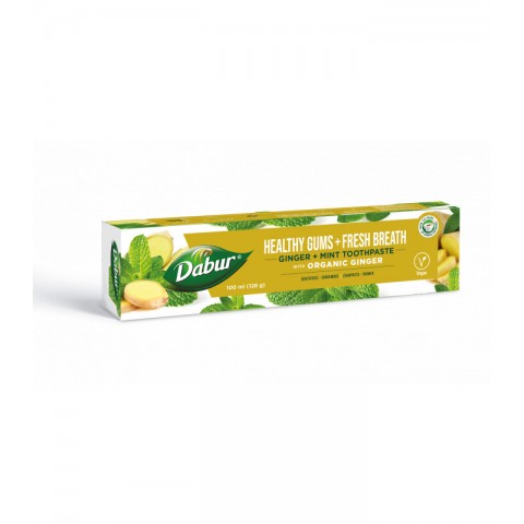 Taimne hambapasta Ginger Mint Healthy Gums, Dabur, 100 ml