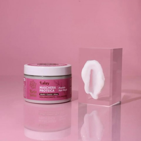 Volumising protein hair mask LALAY, Rasayana Biocosmesi, 150ml