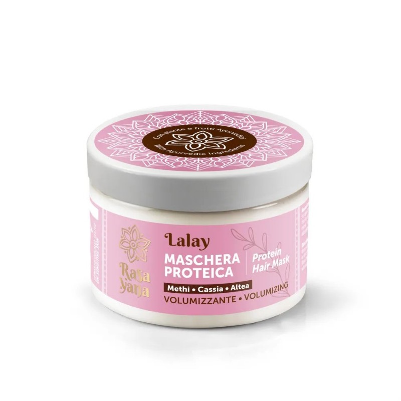 Volumising protein hair mask LALAY, Rasayana Biocosmesi, 150ml
