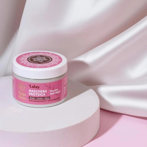 Volumising protein hair mask LALAY, Rasayana Biocosmesi, 150ml