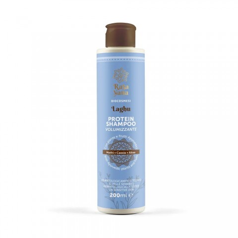 Protein shampoo for hair volume LAGHU, Rasayana Biocosmesi, 200ml