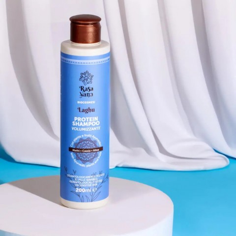 Protein shampoo for hair volume LAGHU, Rasayana Biocosmesi, 200ml