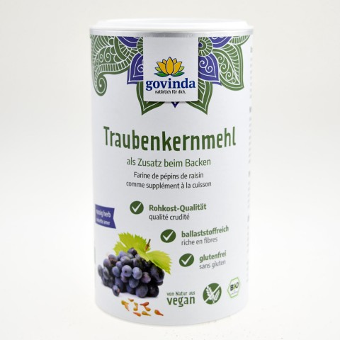 Grape seed flour, organic, Govinda, 200g