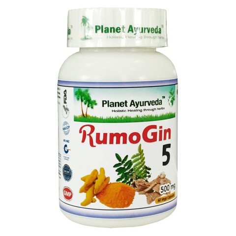 Пищевая добавка RumoGin 5, Planet Ayurveda, 60 капсул