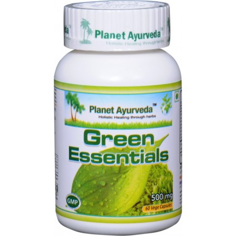 Rohelised essentsid Green Essentials, Planet Ayurveda, 60 kapslit