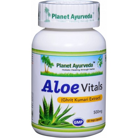 Пищевая добавка Aloe Vitals, Planet Ayurveda, 60 капсул Пищевая добавка Aloe Vitals, Planet Ayurveda, 60 капсул