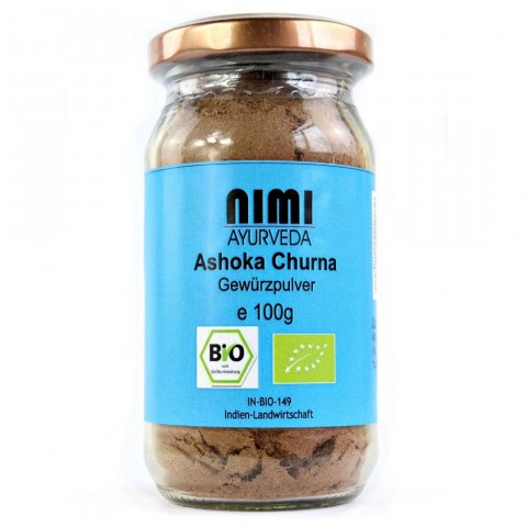 Ashoka tree bark powder, organic, Nimi Ayurveda, 100g