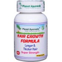 Food supplement Hair Growth Formula, organic, Planet Ayurveda, 60 capsules