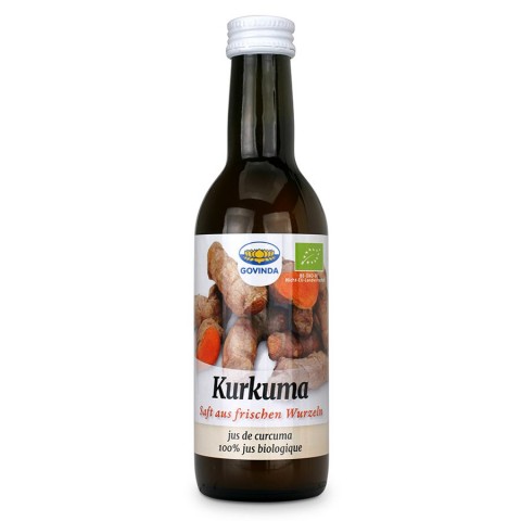 Ökoloogiline kurkumimahl Curcuma Juice, Govinda, 250 ml