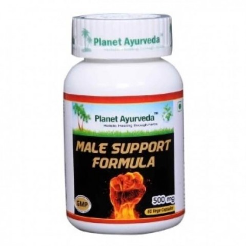 Toidulisand Male Support formula, Planet Ayurveda, 60 kapslit