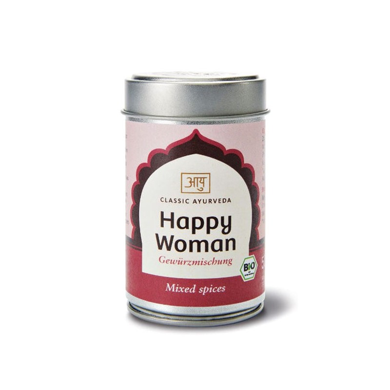 Orgaaniline vürtsisegu naistele Happy Women, Classic Ayurveda, 50g