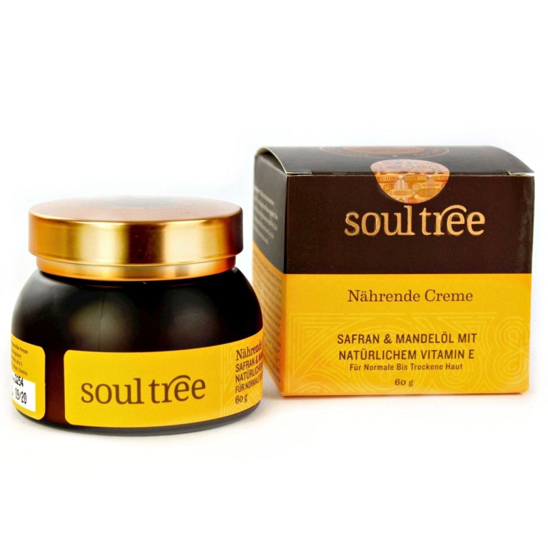 Toitev näokreem safrani ja mandliõliga, Soul tree, 60ml