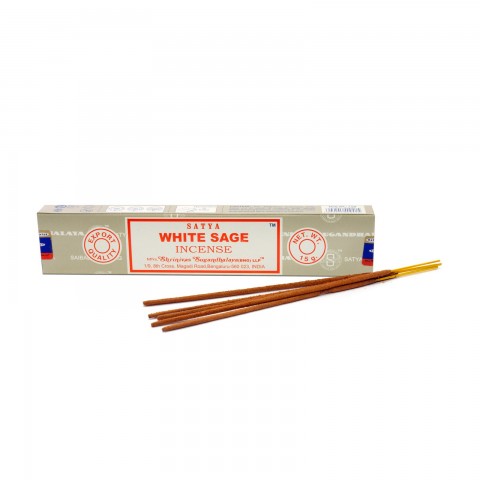 Sage-scented incense sticks...