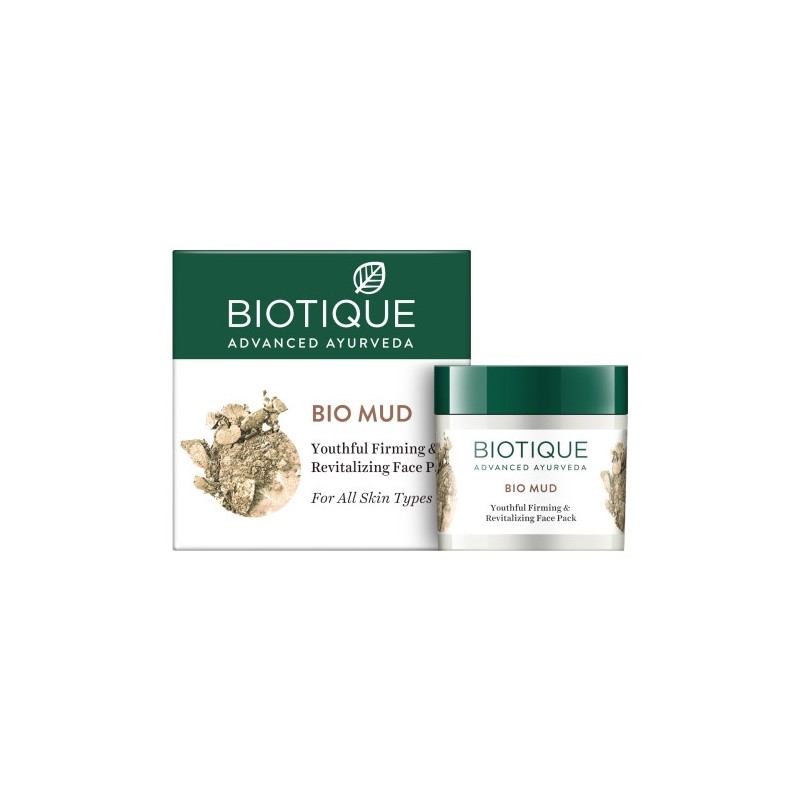 Muda näomask Bio Mud Revitalizing Face Pack, Biotique, 75g