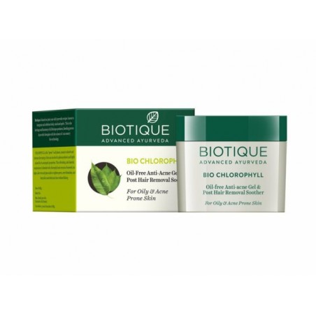 Гель для лица от прыщей с хлорофиллом Bio Chlorophyll Anti-Acne Gel, Biotique, 50г