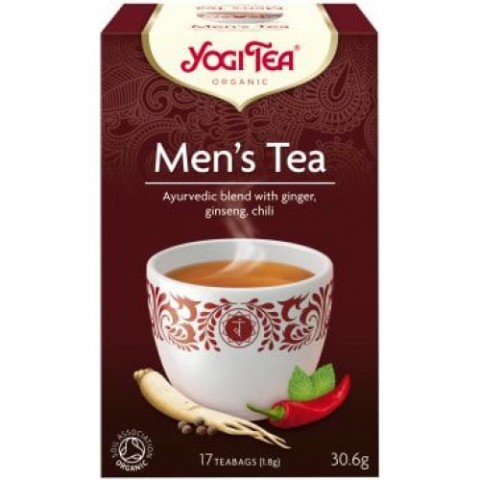 Prieskoninė arbata vyrams Men's Tea, Yogi Tea, 17 pakelių