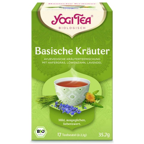 Щелочной травяной чай Alkaline Herbs, Yogi Tea, 17 пакетиков