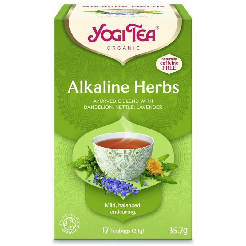 Leeliseline taimetee Alkaline Herbs, Yogi Tea, 17 pakki