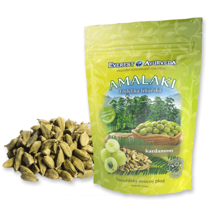 Dried Indian fruits with cardamom Amalaki Cardamom, Everest Ayurveda, 100g