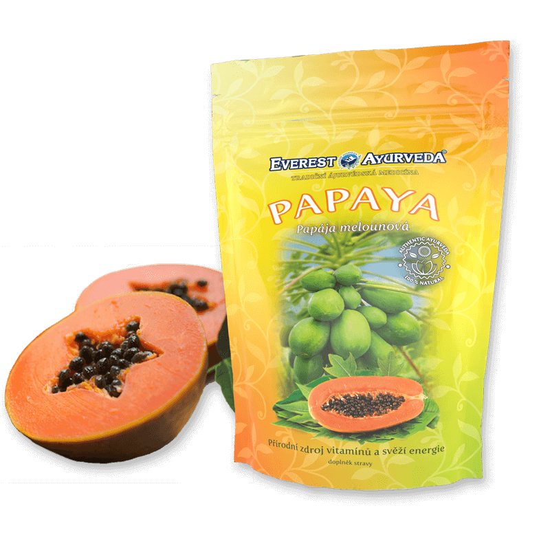 Сушеные плоды папайи Папайя, Эверест Аюрведа, 100г