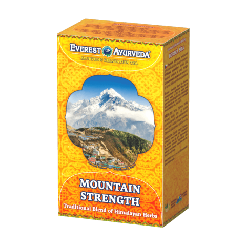 Ayurveda Himaalaja tee Mountain Strength Sherpa, lahtine, Everest Ayurveda, 100g