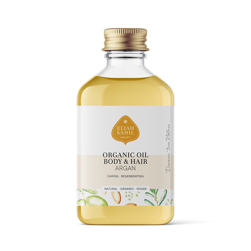 Ökoloogiline juukse- ja kehaõli Argan, Eliah Sahil, 100ml