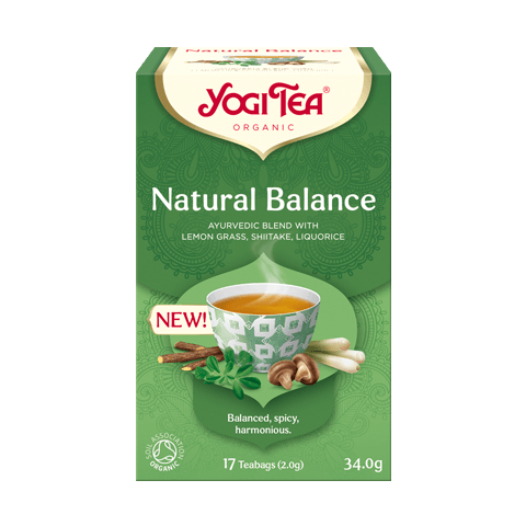 Vürtsitatud tasakaalustav tee Natural Balance, Yogi tea, 17 kotikest