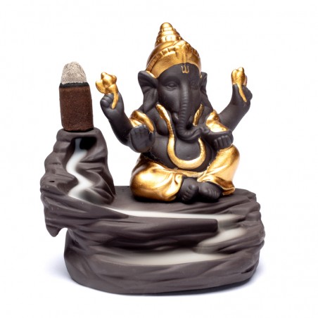 Viirukipõletaja Kose efekt Backflow hoidjaga Ganesha
