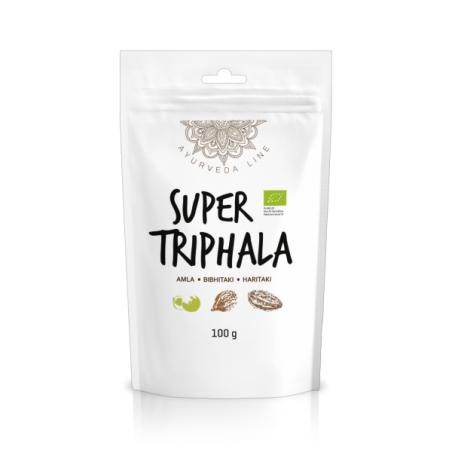 Trifala pulber Super Triphala, orgaaniline, Ayurveda Line, 100g