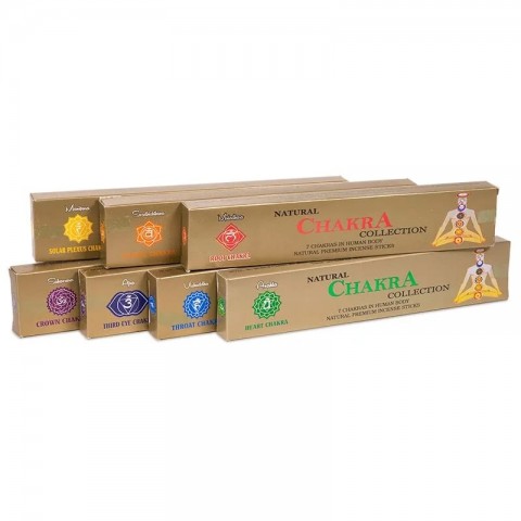 Tšakra viirukipulkade komplekt 7 Chakra Collection, 15g