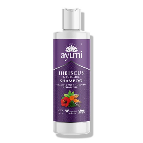 Valantis ir stimuliuojantis šampūnas Hibiscus & Turmeric, Ayumi, 200 ml