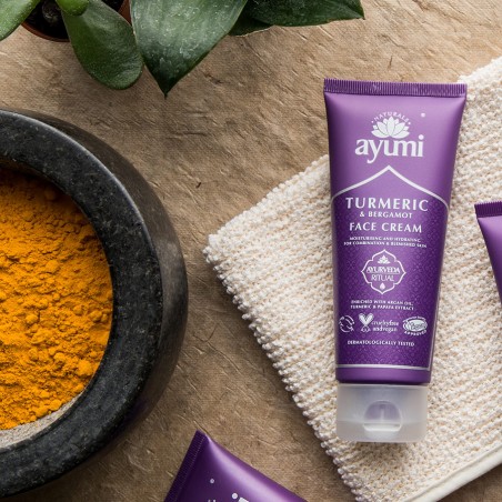 Увлажняющий крем для лица с куркумой Turmeric & Shea Butter, Ayumi, 100 мл