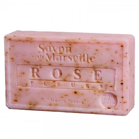 Натуральное мыло Лепестки розы, Савон де Марсель, 100г